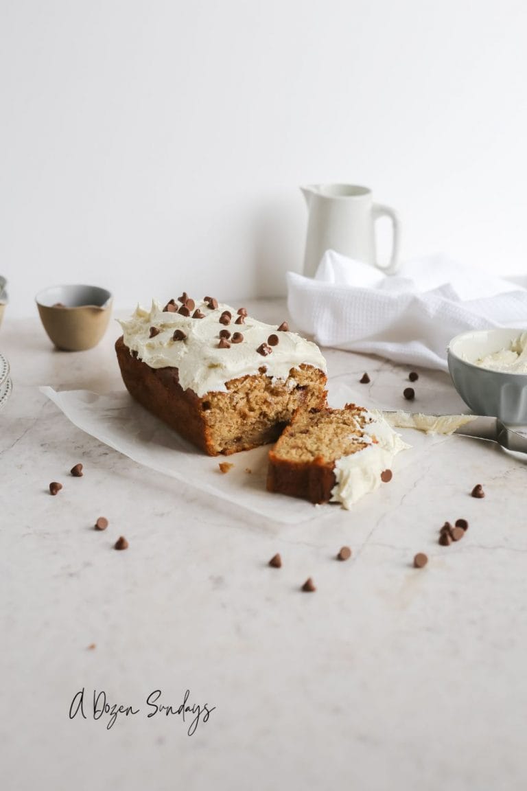 Banana Chocolate Chip Loaf Recipe A Dozen Sundays