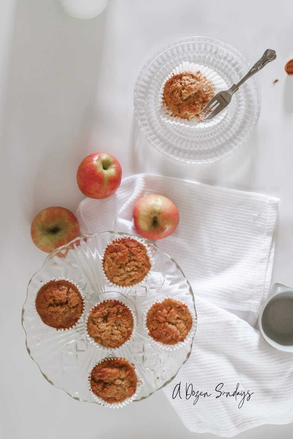 Apple and Cinnamon Muffins A Dozen Sundays