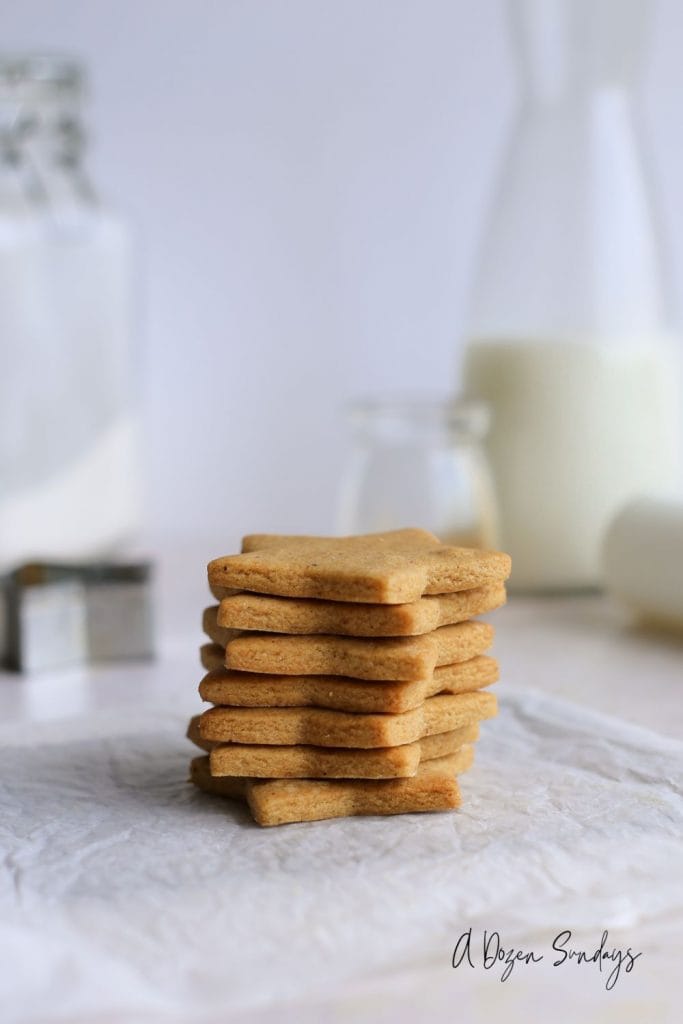 Gingerbread Star Cookies - Easy Gingerbread Cookies Recipe - From Scratch Baking Recipes from A Dozen Sundays