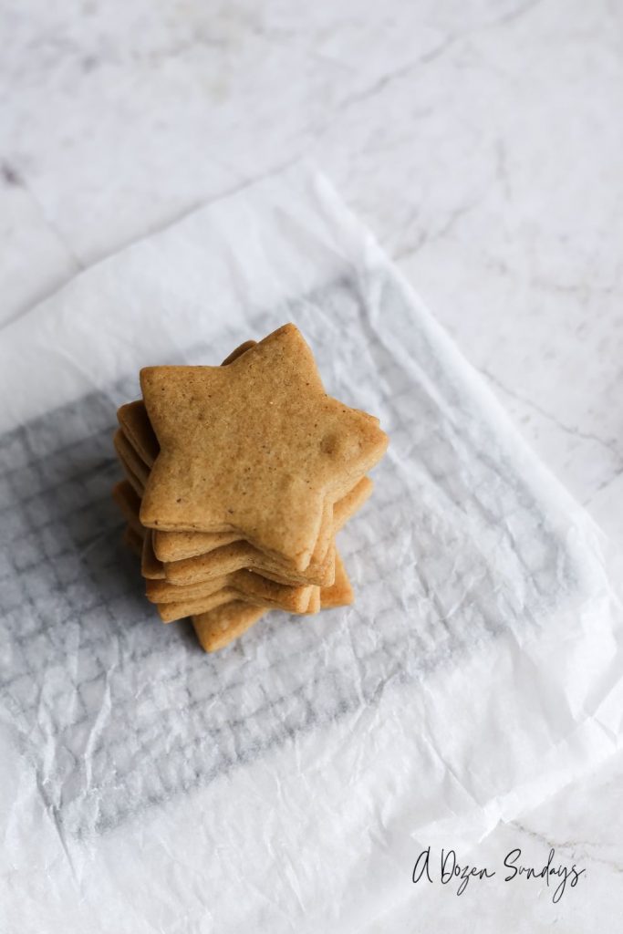 Gingerbread Star Cookies - Easy Gingerbread Cookies Recipe - From Scratch Baking Recipes from A Dozen Sundays