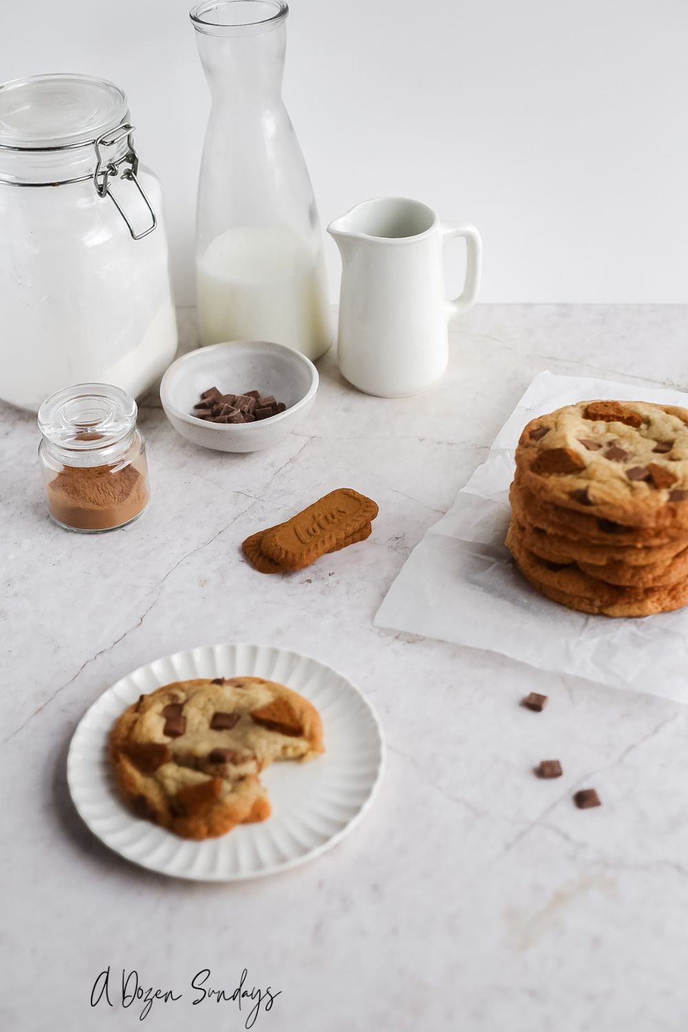 Lotus Biscoff Cookies with Chocolate Chips