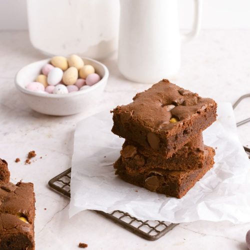 Easy Mini Egg Brownies - Easter Baking Ideas