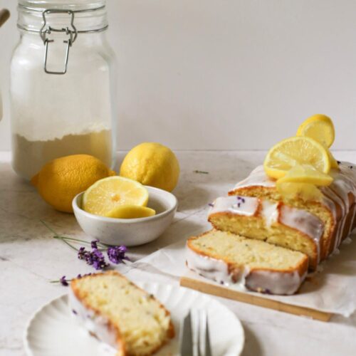 Lemon Lavender Loaf Cake
