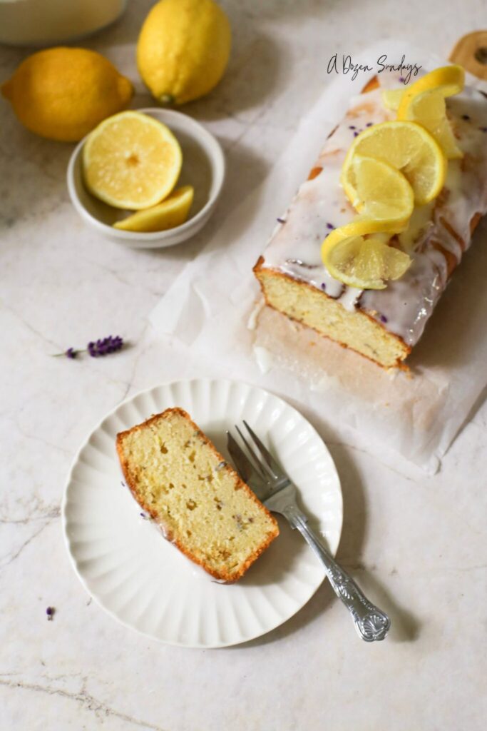 Lemon Lavender Loaf Cake