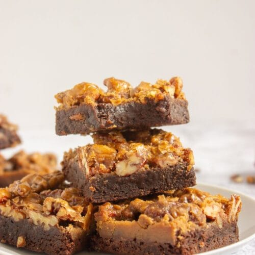 Pecan pie brownies