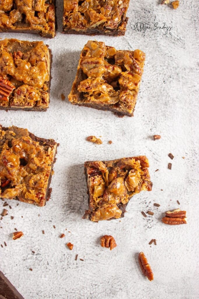 Pecan pie brownies