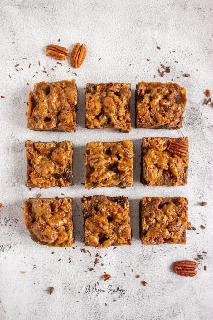 Pecan pie brownies