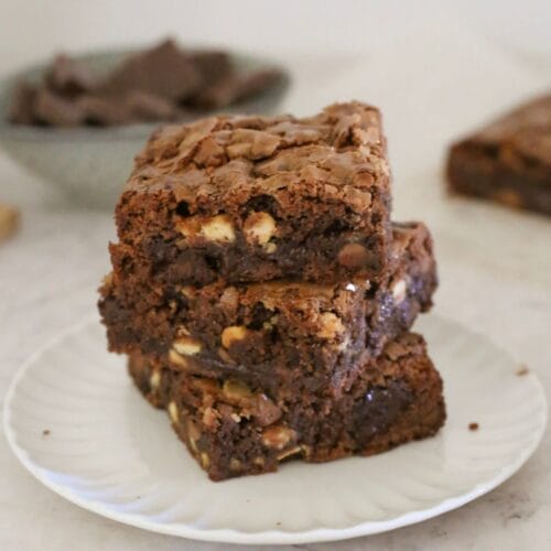 Triple Chocolate Brownies