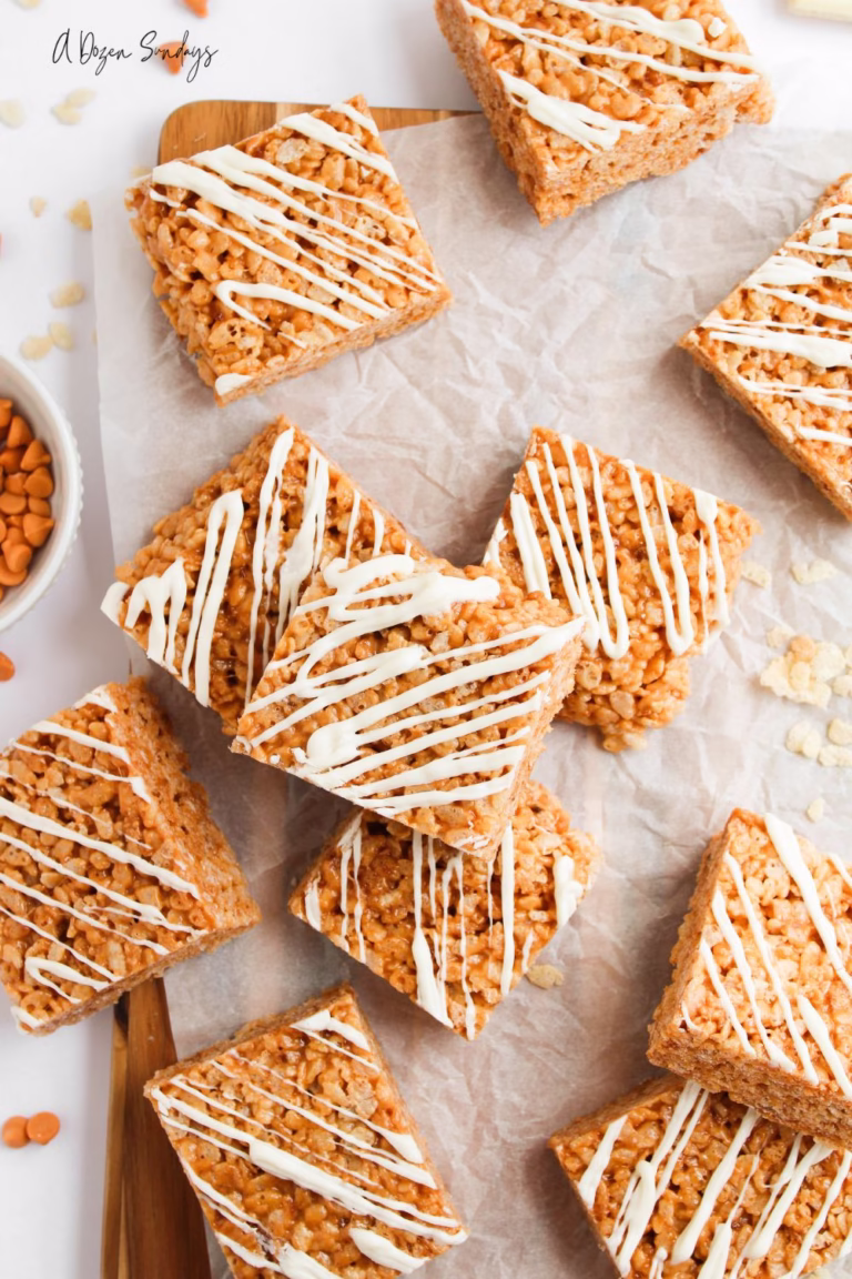 Easy Butterscotch Rice Krispy Treats