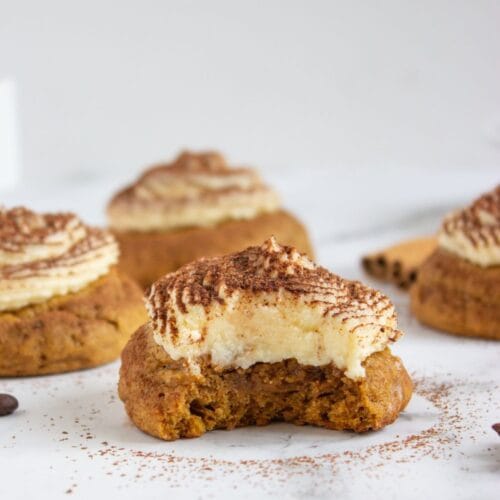 Pumpkin tiramisu cookies