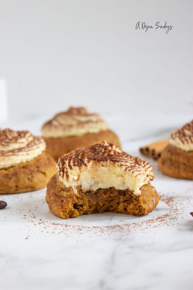 Pumpkin tiramisu cookies