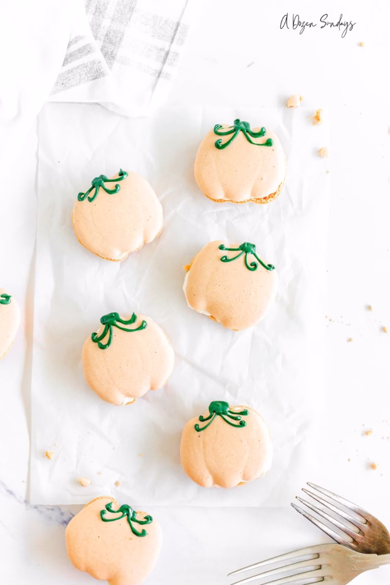 Pumpkin Macarons