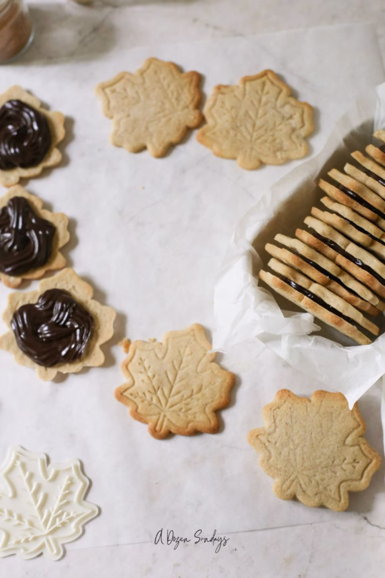 Pumpkin Spice Latte Sandwich Cookies