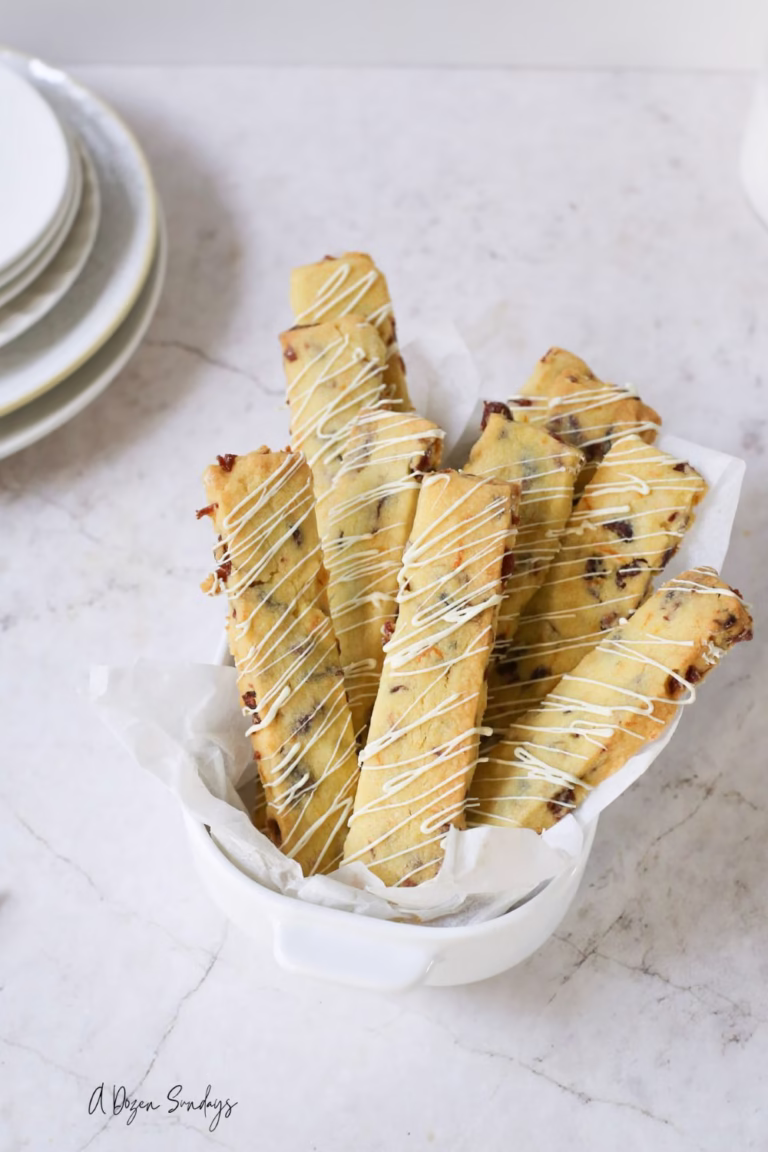 Cranberry Orange Shortbread