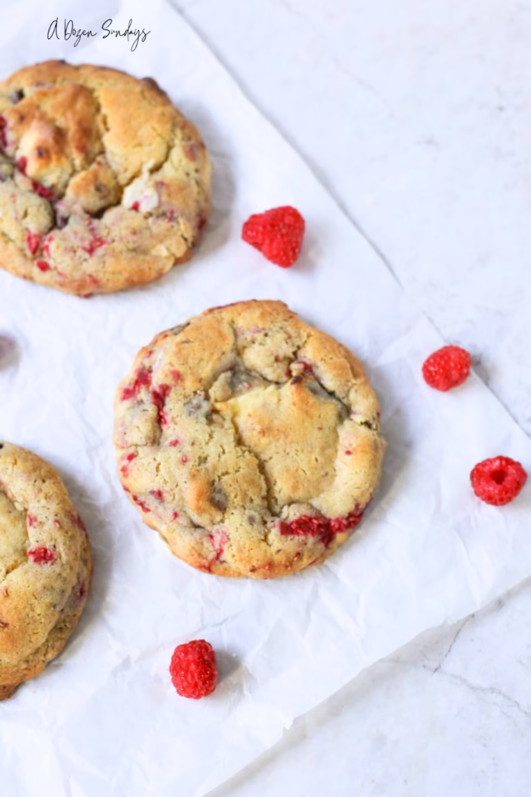 Raspberry Cheesecake Cookies